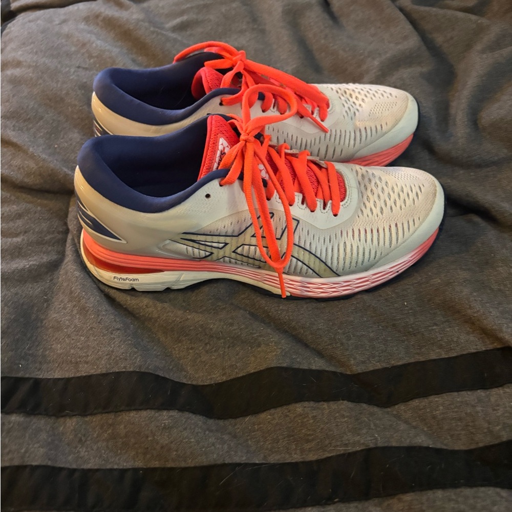 Asics blue and coral  Athletic Shoes